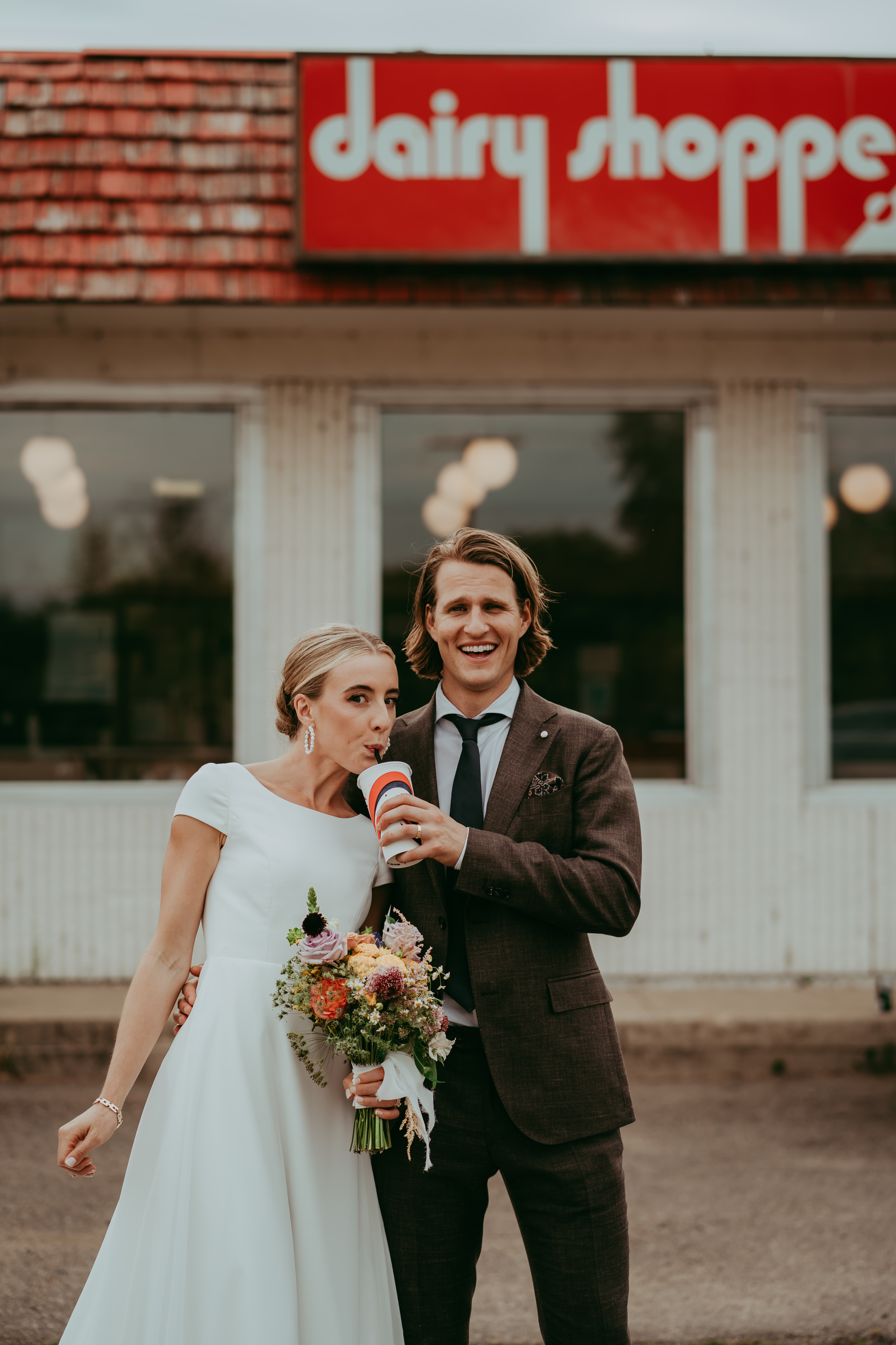 70s Retro Summer Prairie Wedding